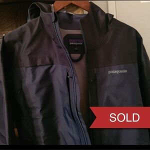 Patagonia Men's Blue/Black Wading Raincoat